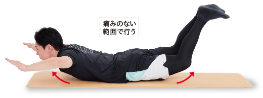 痛みのない範囲で行う